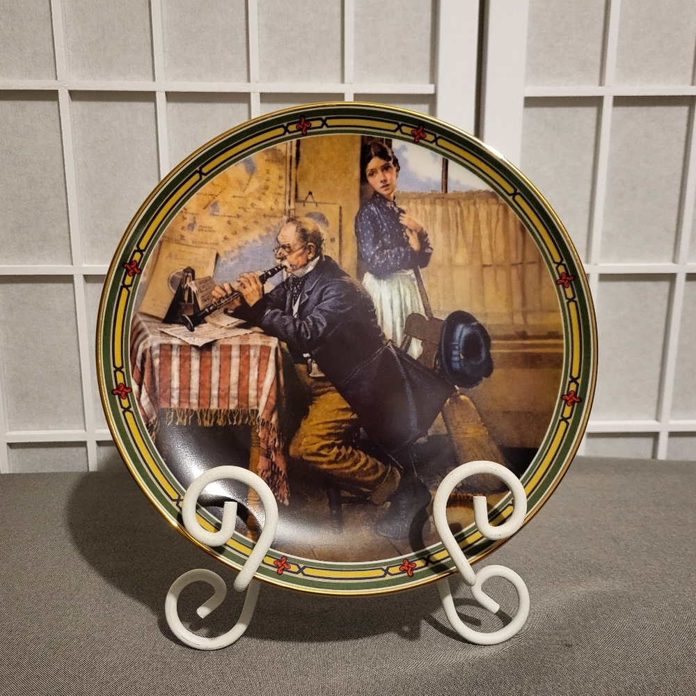 Vintage Norman Rockwell "The Musician's Magic" Collectors Plate
